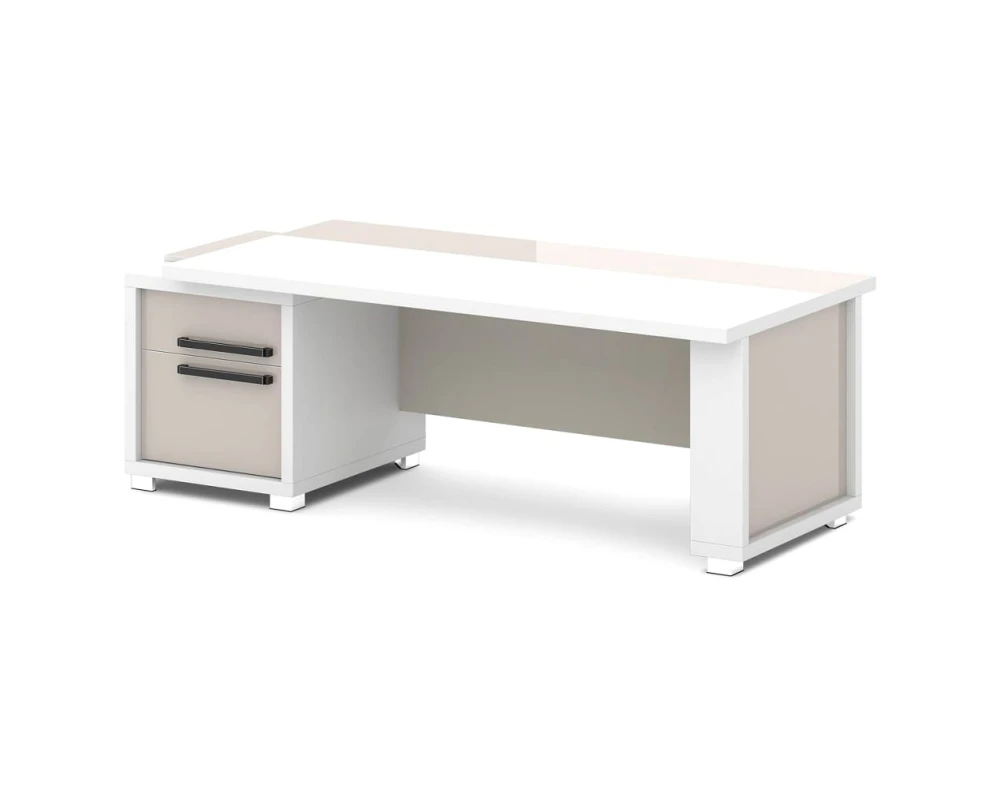 Стол с одной тумбой 2235х1000х750 Грейс / Grace