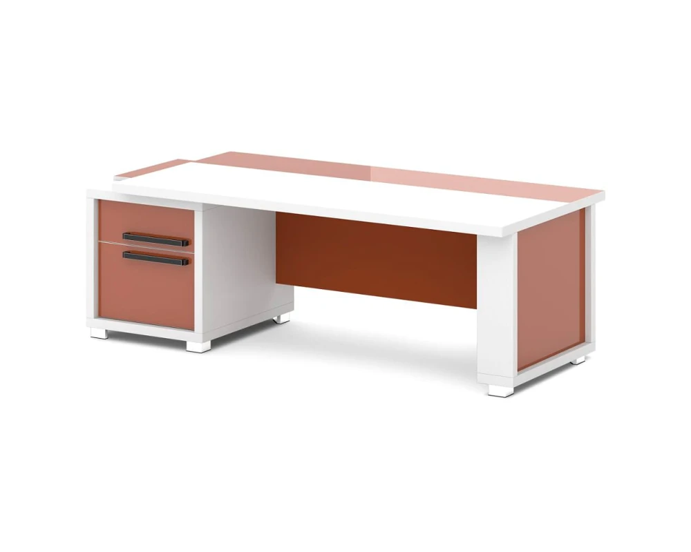 Стол с одной тумбой 2235х1000х750 Грейс / Grace