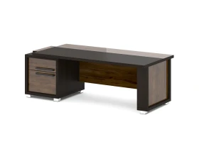 Стол с одной тумбой 2235х1000х750 Грейс / Grace images