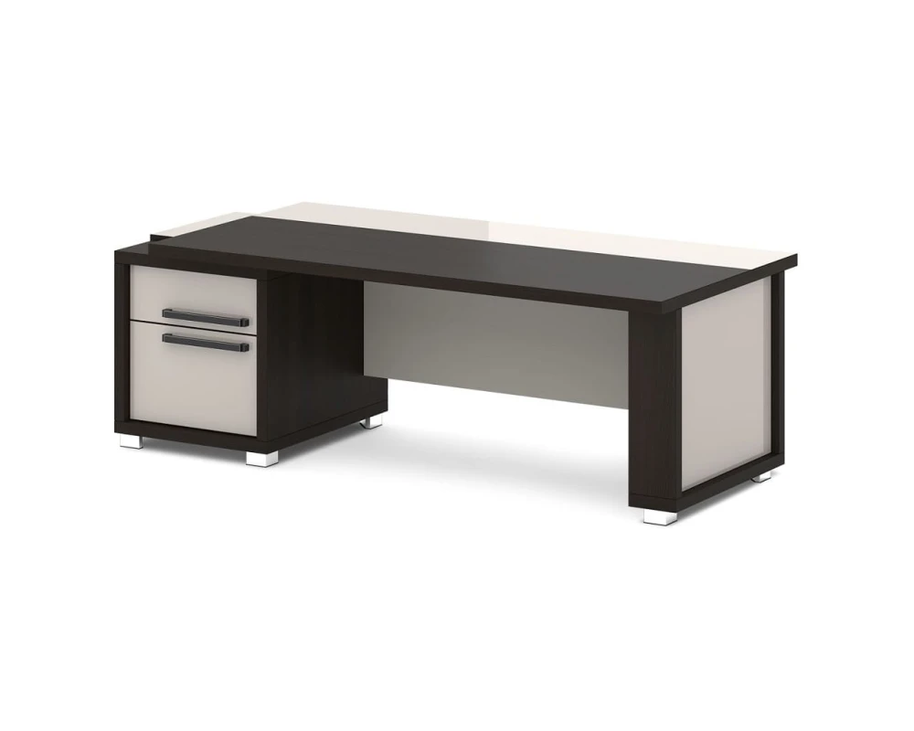 Стол с одной тумбой 2235х1000х750 Грейс / Grace