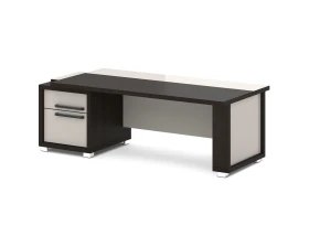 Стол с одной тумбой 2235х1000х750 Грейс / Grace images