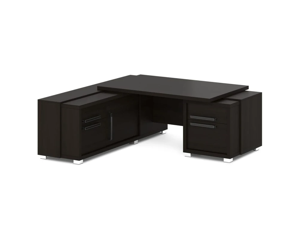 Стол с тумбой и греденцией 2070х2016х750 Грейс / Grace