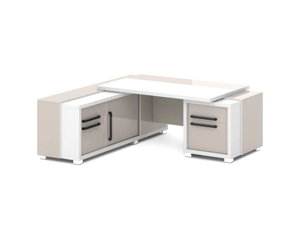 Стол с тумбой и греденцией 2070х2016х750 Грейс / Grace