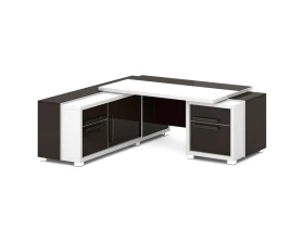 Стол с тумбой и греденцией 2070х2016х750 Грейс / Grace images