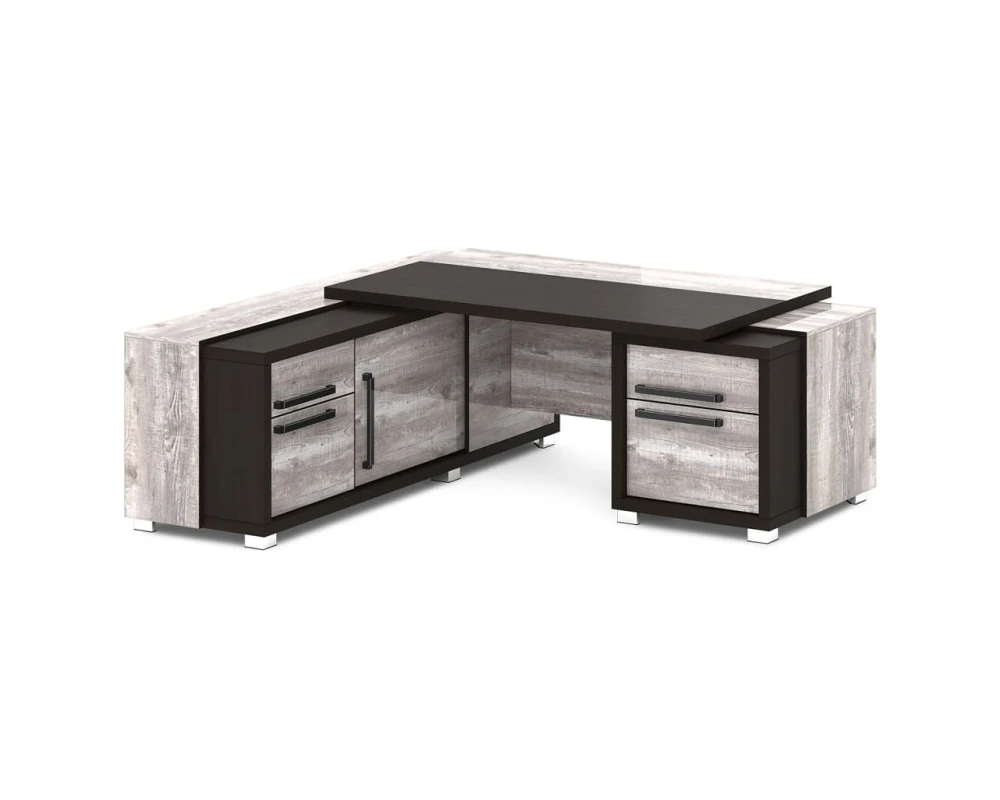 Стол с тумбой и греденцией 2070х2016х750 Грейс / Grace