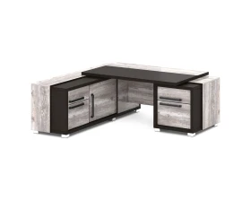 Стол с тумбой и греденцией 2070х2016х750 Грейс / Grace images