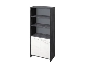 Шкаф для документов широкий с 4 полками полуоткрытый Фестус / Festus images