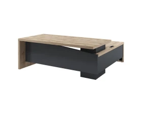 Стол руководителя с опорной тумбой T-20л.1000 Торстон images