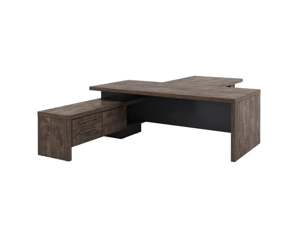 Стол руководителя с опорной тумбой T-822л.0000 Торстон