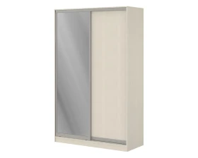 Шкаф купе 1,5 м с одной зеркальной и одной ЛДСП дверями ПК-ШК-КМШ240Х150Д1/СЗ1-В1 Система-M images