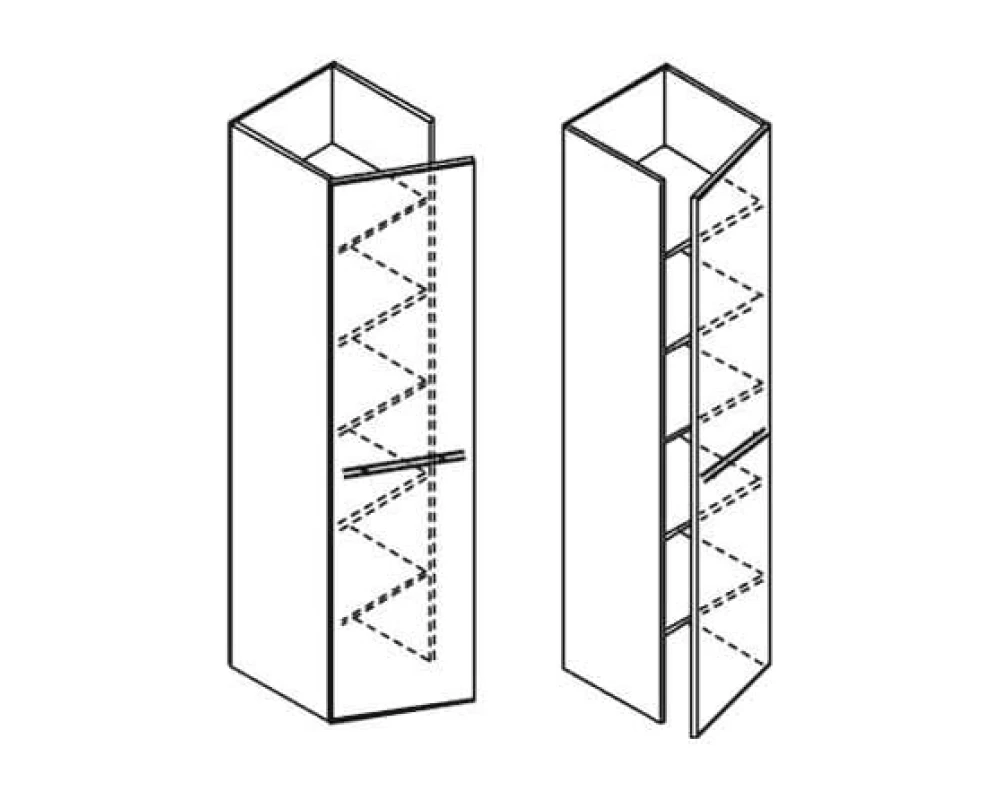 Шкаф офисный для руководителя ПК-ДП-Ш202Х45-В1 Дипломат