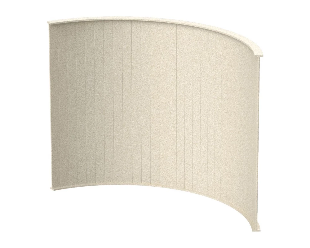 Перегородка радиальная 120° 192х59х140 Forest Office Лебединый пух