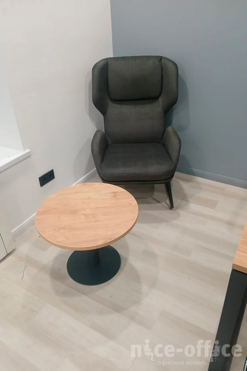 Журнальный столик круглый VR.SP-5-60.1G Home Office фото в интерьере 1