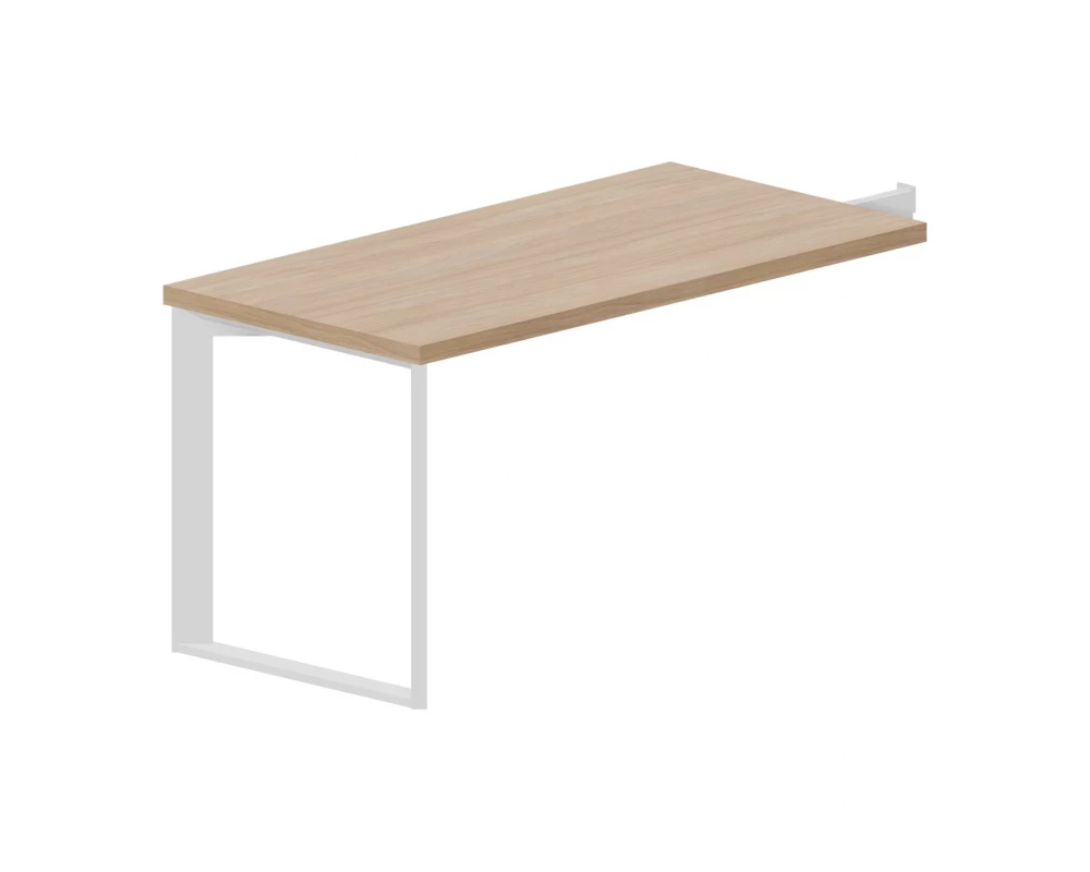 Брифинг-приставка 140х70х74 Fortum Светлый дуб/Белый