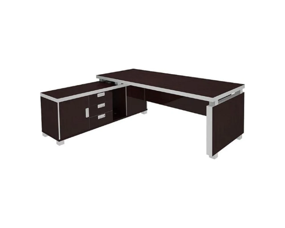 Стол руководителя 2200 с приставной тумбой Эдвард / Edvard