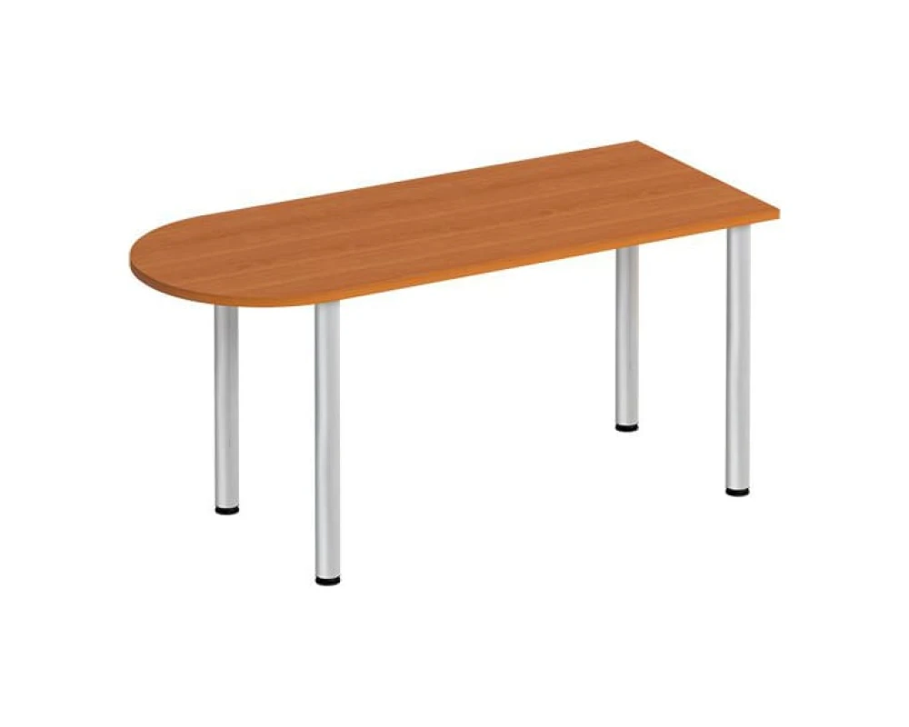 Стол письменный полукруглый на хромированных опорах ФР 2102 Formula