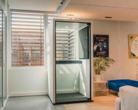 Акустическая кабина LWOP CUBE ONE (задняя стенка стекло) images