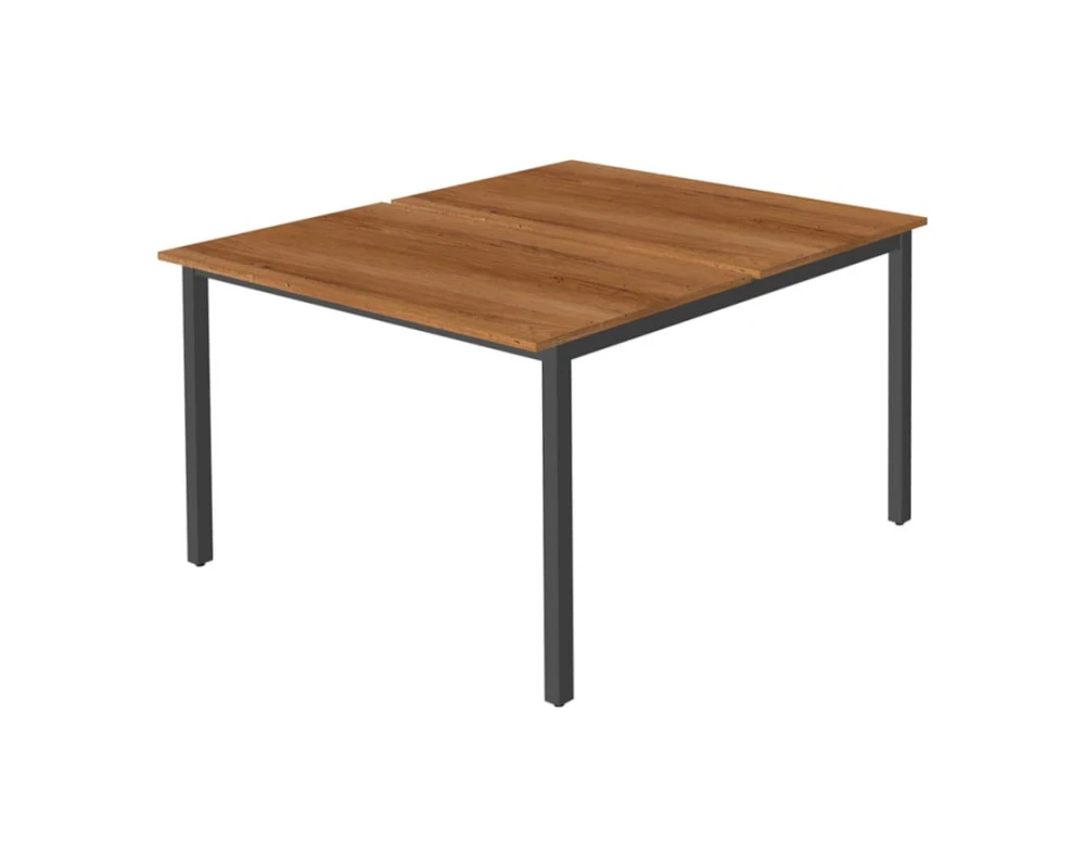 Сдвоенный стол на металлокаркасе WM-4+WM-4+WM-4-02 Work