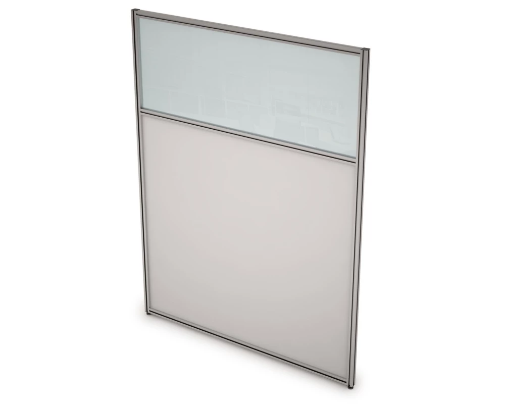 Перегородка напольная комби ЛДСП+Стекло 900x1300x29 Арго