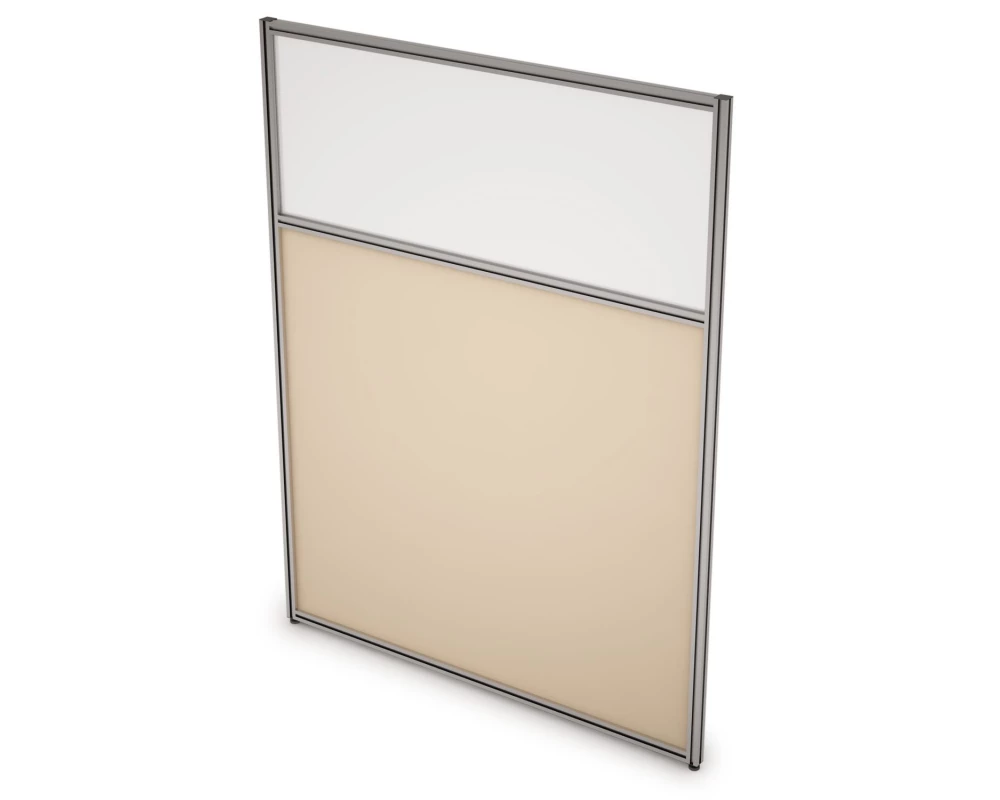 Перегородка напольная комби ЛДСП+Стекло 900x1300x29 Арго