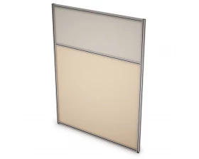 Перегородка напольная комби ЛДСП+Ткань 1200x1600x29 Арго images