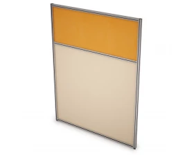 Перегородка напольная комби ЛДСП+Ткань 1600x1300x29 Арго images