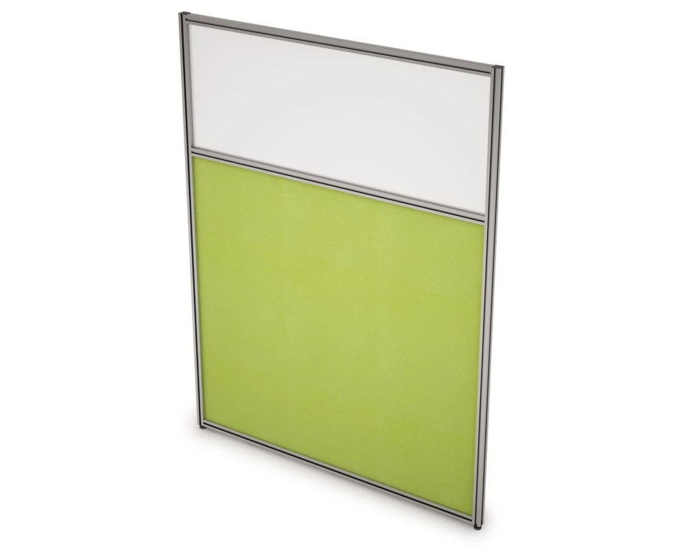 Перегородка напольная комби Ткань+Стекло 700x1600x29 Арго