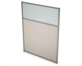 Перегородка напольная комби Ткань+Стекло 700x1600x29 Арго images