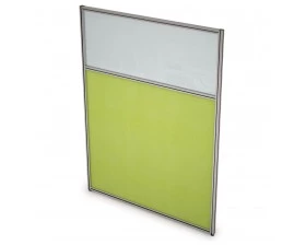 Перегородка напольная комби Ткань+Стекло 700x1600x29 Арго images