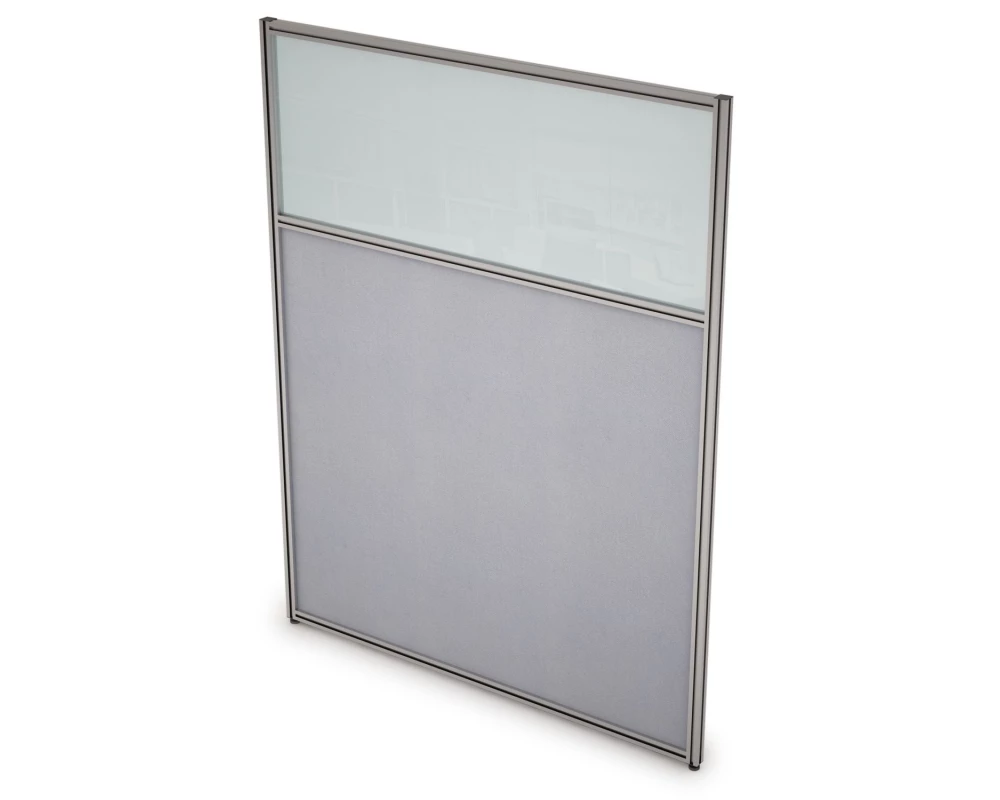 Перегородка напольная комби Ткань+Стекло 900x1300x29 Арго