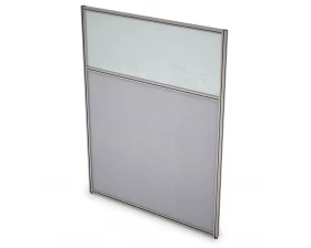 Перегородка напольная комби Ткань+Стекло 900x1300x29 Арго images