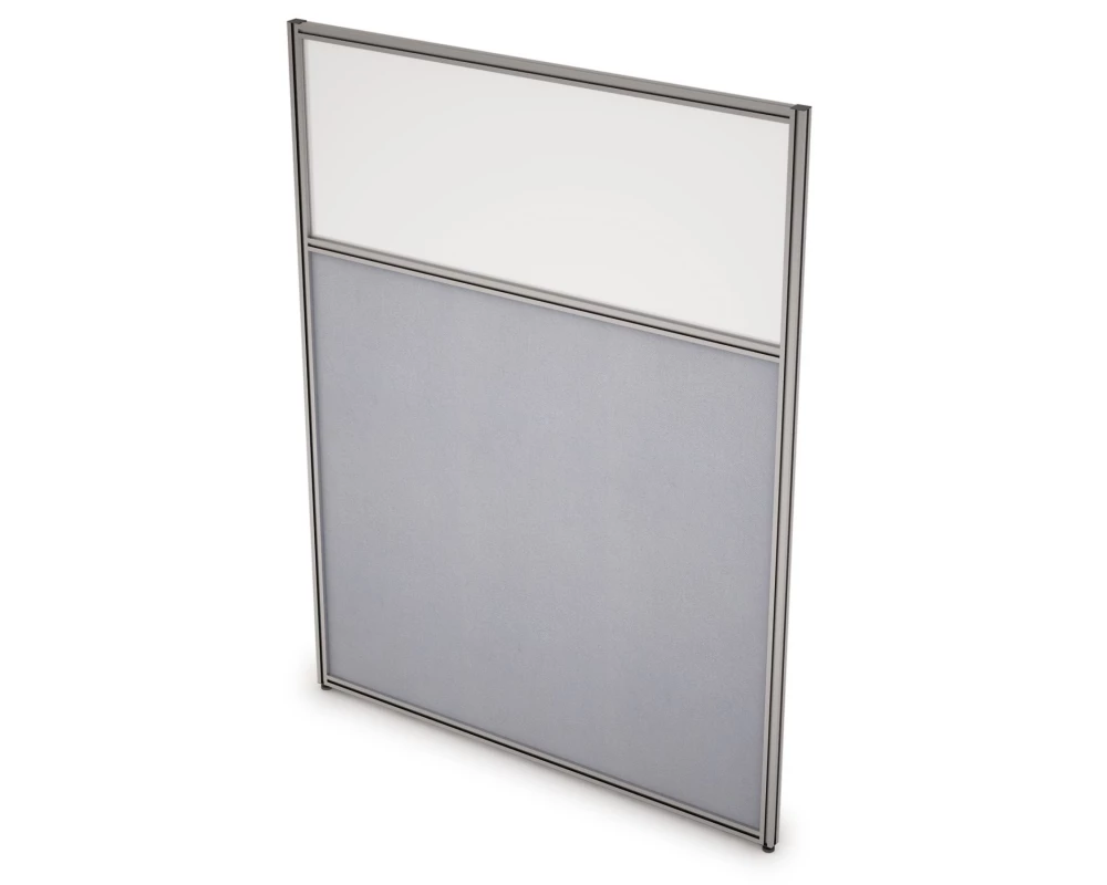 Перегородка напольная комби Ткань+Стекло 900x1300x29 Арго