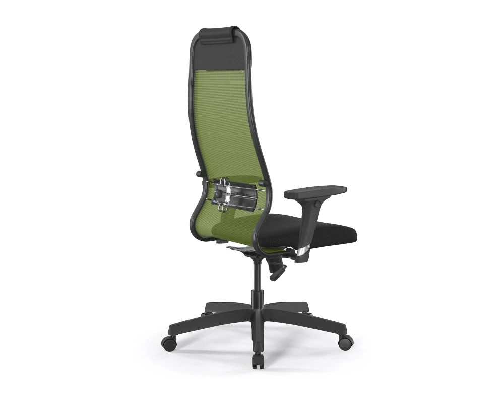 Кресло ErgoLife 11/подл.200/осн.Sit 001 Сетка/Ткань, Зеленый/Черный