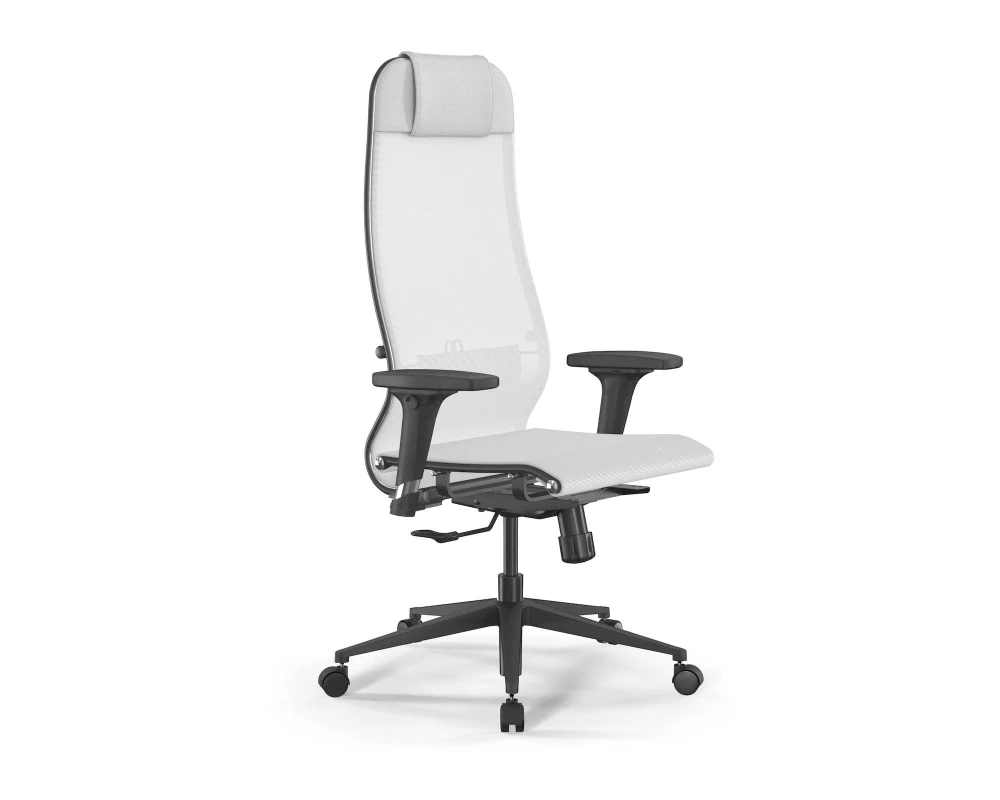 Кресло ErgoLife 4/подл.200/осн.Synchro 002 Сетка, Белый