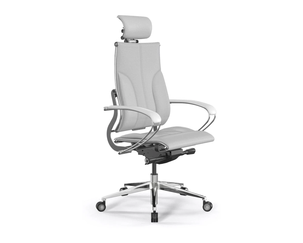 Кресло METTA M B2-10K M26.B35.G25.W04 Экокожа, Белый