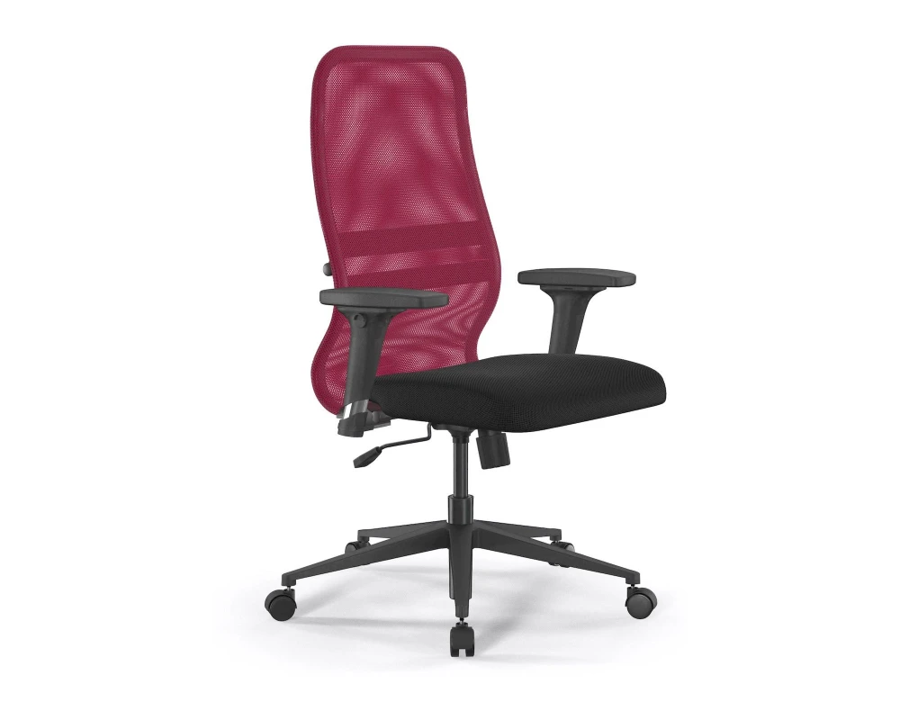 Кресло ErgoLife S 8 B2-8D M09.B11.G19.W02 Сетка/Ткань, Красный/Черный