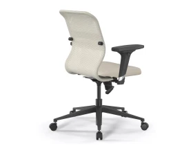 Кресло Sit 8 M4-9D M09.B11.G19.W02 Сетка/Экокожа, Молочный images