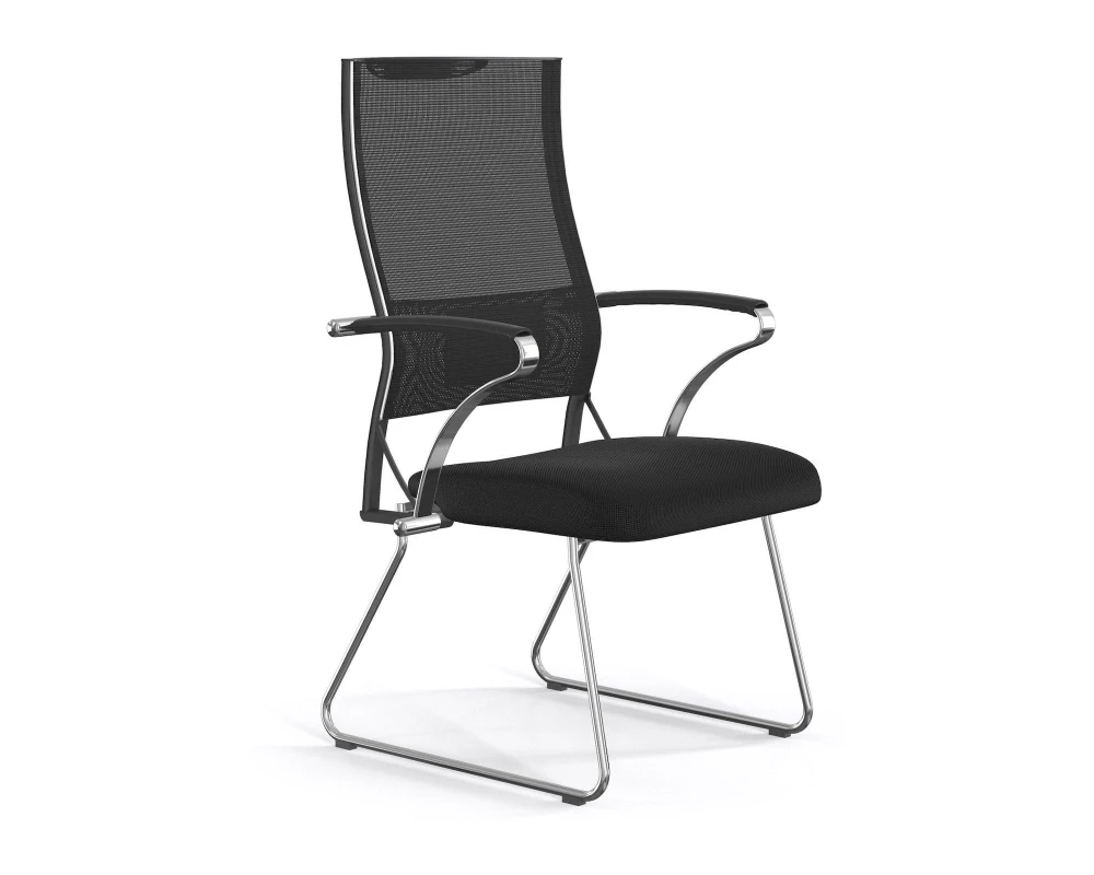 Кресло ErgoLife Sit Air-180 B2-290K F55 Сетка/Ткань, Черный