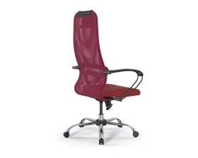 Кресло SU-B-8/подл.130/осн.003 Сетка/Ткань, Красный images