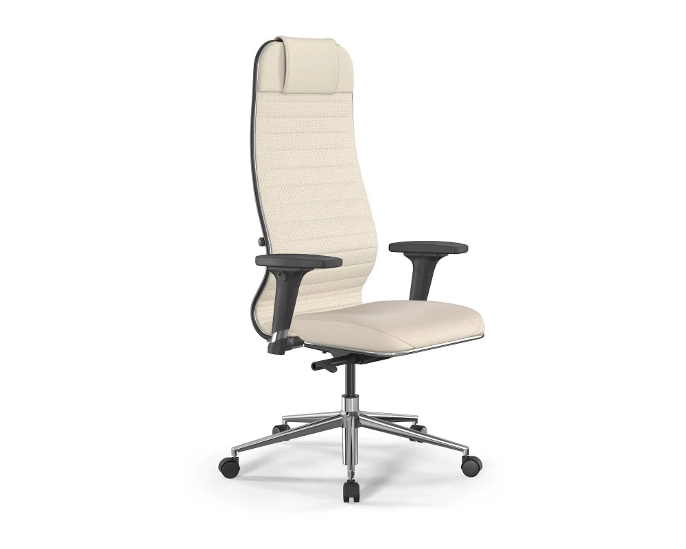 Кресло SynchroSit 10 B1-117D M23.B23.G18.W02 Экокожа, Молочный