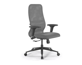 Кресло ErgoLife SynchroSit 8 B2-9D M25.B11.G19.W02 Сетка/Экокожа, Серый images