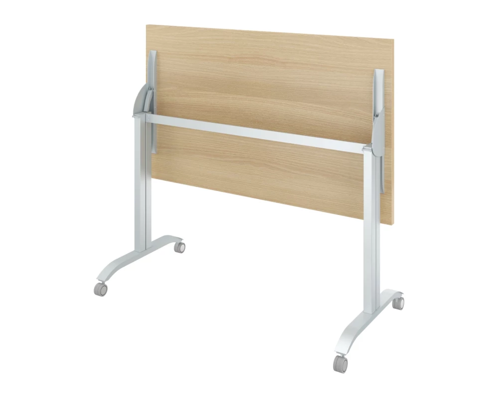 Стол на колёсах с откидной столешницей (1200х700х760) Дублин металл