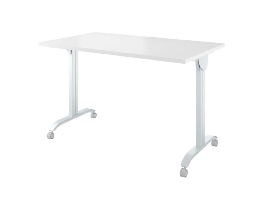 Стол на колёсах, на м/к с откидной столешницей (1200х700х760) Дублин