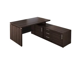 Стол с тумбой 1600х1800х770 КВ5 Вектор images