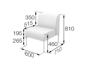 Модуль 1-местный Brd1 Бридж MVK images