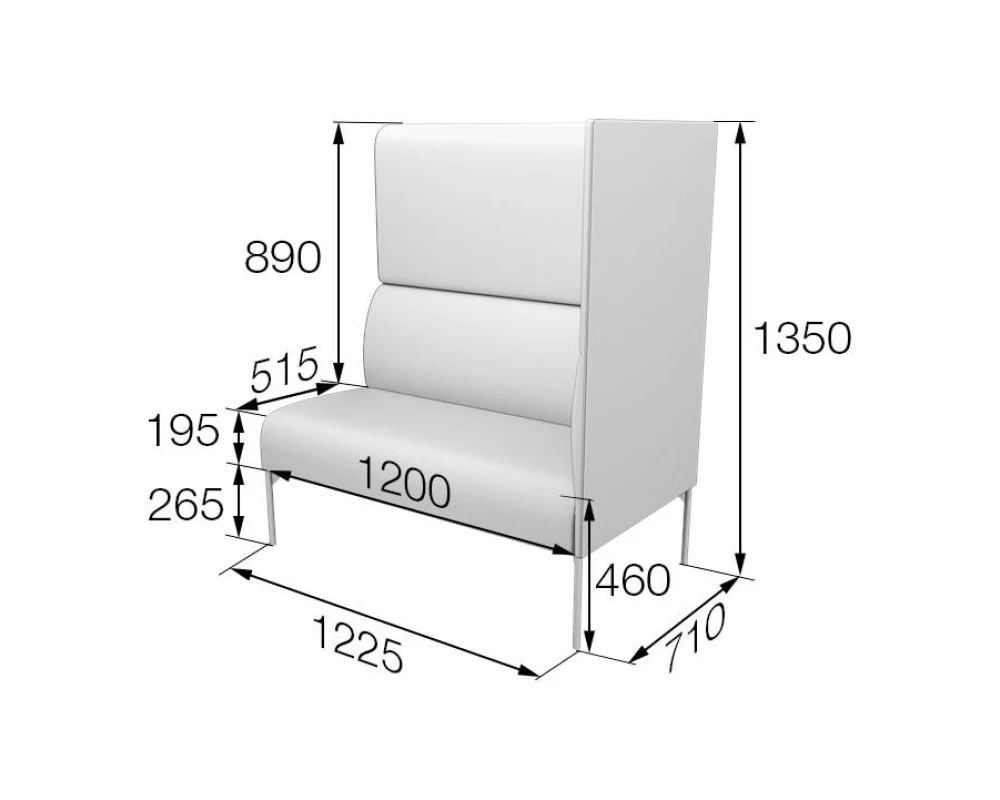Модуль 2-местный левый высокий Brd2HL Бридж MVK