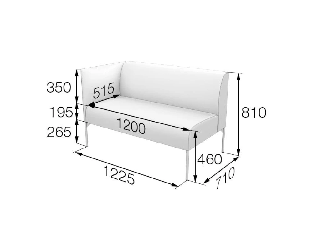 Модуль 2-местный правый Brd2R Бридж MVK