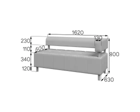 Модуль 2-местный левый U2-L Юнит MVK images