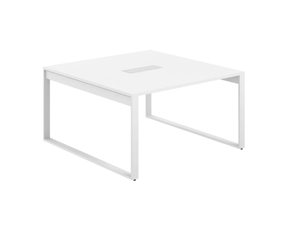 Стол для переговоров 1400х1438х750 Аллегро / Allegro Белый/Белый