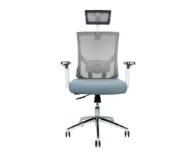 Кресло Norden Гарда SL white Сетка/Ткань, Серый images